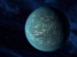 Artist's rendition of Kepler 22b