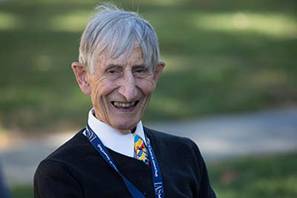 Freeman Dyson at the 2013 Dreams of Earth and Sky celebration in honor of his 90th birthday and 60th year as a professor at IAS. CREDIT: Andrea Kane